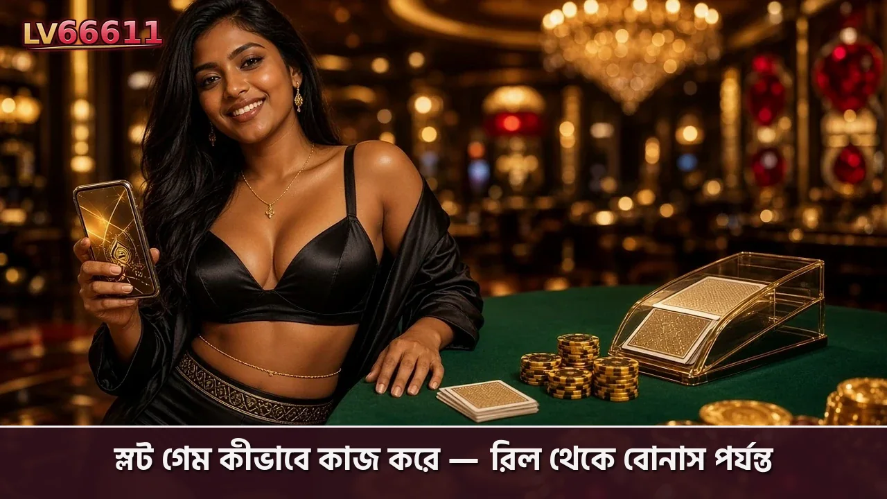 স্লট গেম কীভাবে কাজ করে — রিল থেকে বোনাস পর্যন্ত